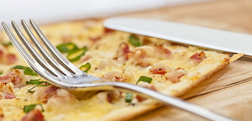 passender Wein und Rezept zum Elsässer Flammkuchen