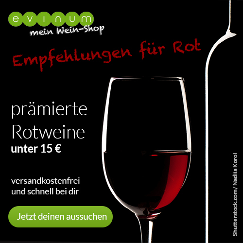 evinum - mein Wein-Shop prämierte Rotweine unter 15 EUR