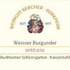 Bercher Burkheimer Schlossgarten Weisser Burgunder Spätlese