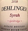 Dehlinger Syrah Goldridge Russian River Valley